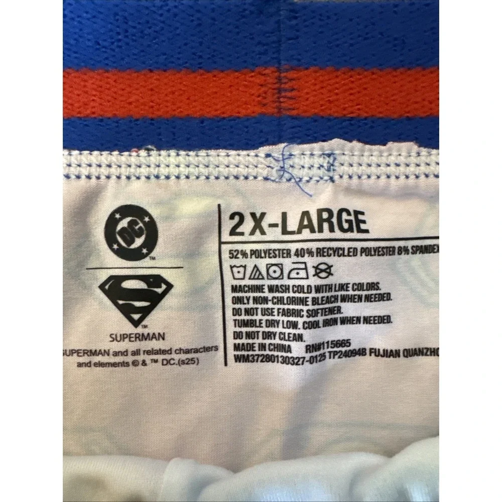 Mens Superman Underwear Size 2XL Brand New No Tags